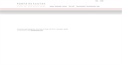 Desktop Screenshot of portosantos.com.br